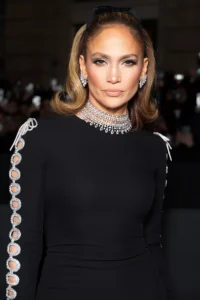 Jennifer Lopez in Paris in January 2024