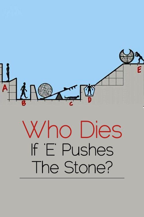 Who Dies if E Pushes The Stone? Brain Test