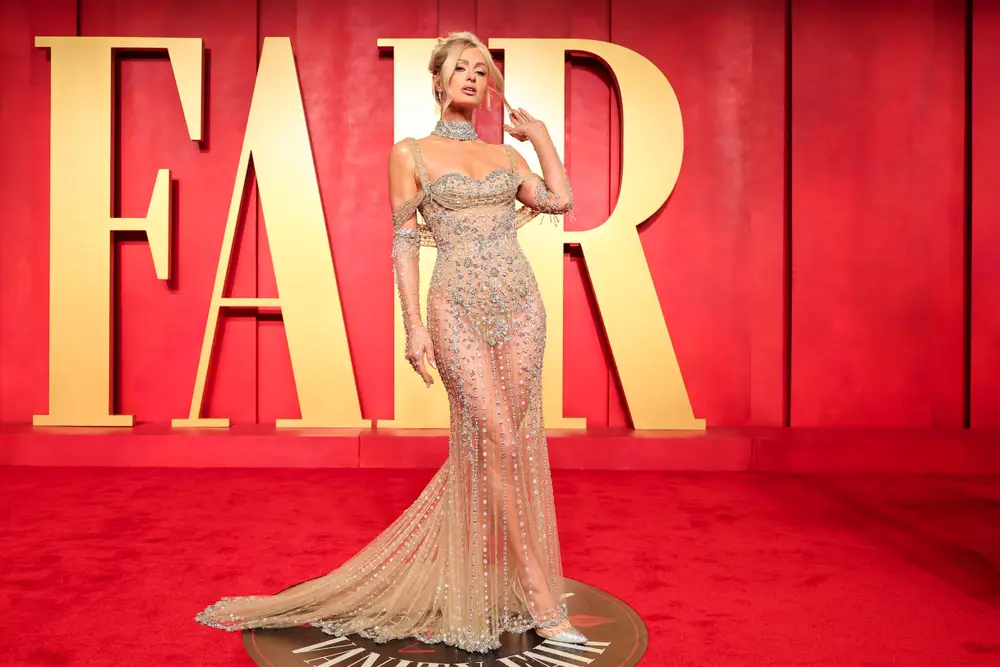 Sheer dresses won the night at the Vanity Fair Oscar Party – here are the best see-through looks