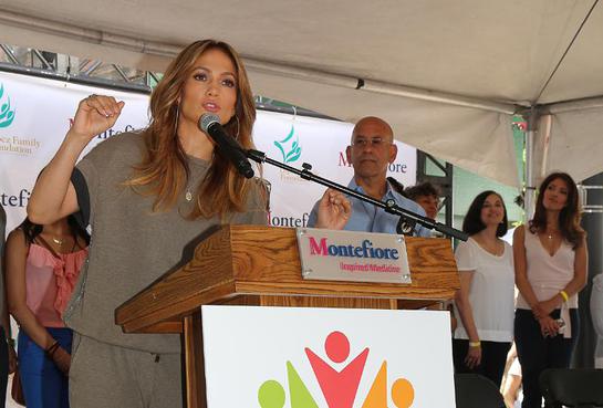 Jennifer Lopez has supported the following charities listed on this site: