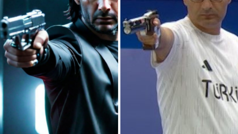 John Wick at the Paris 2024 Olympics